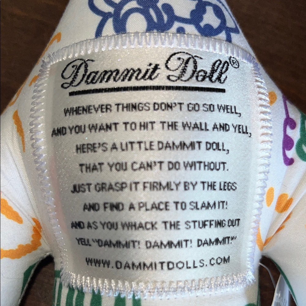 “Dammit Doll” Plush Artistic Doll - Picture 2 of 8
